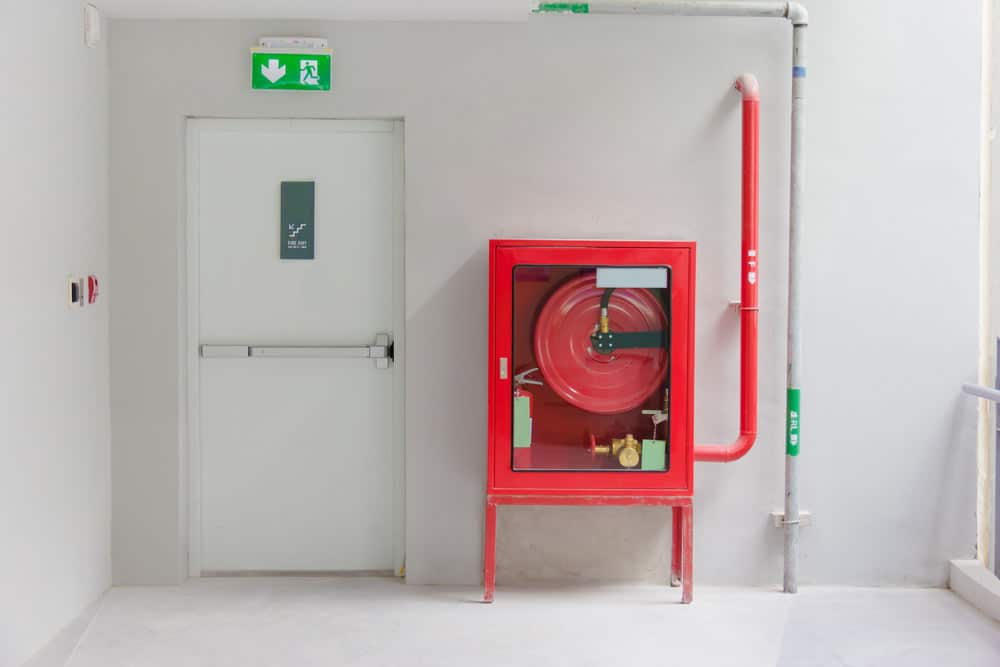 Fire Exit Door And Fire Extinguish Equipment