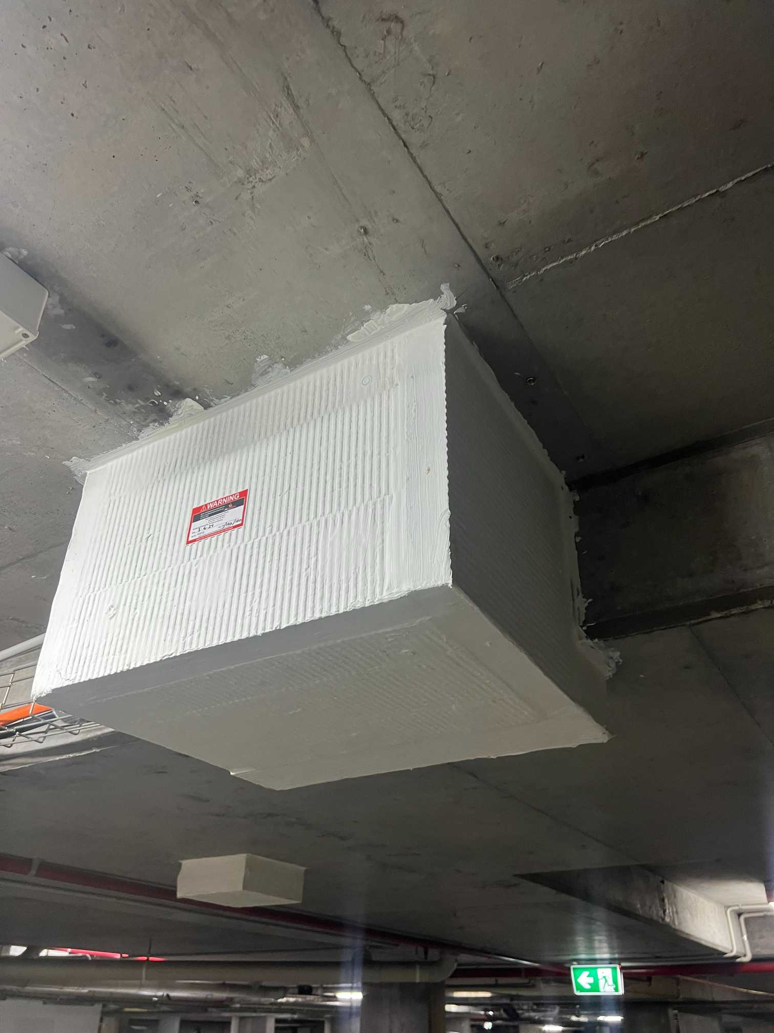 A Large White Box on The Floor of A Building, Designed for Fire Protection — All Passive Services in West Gosford, NSW